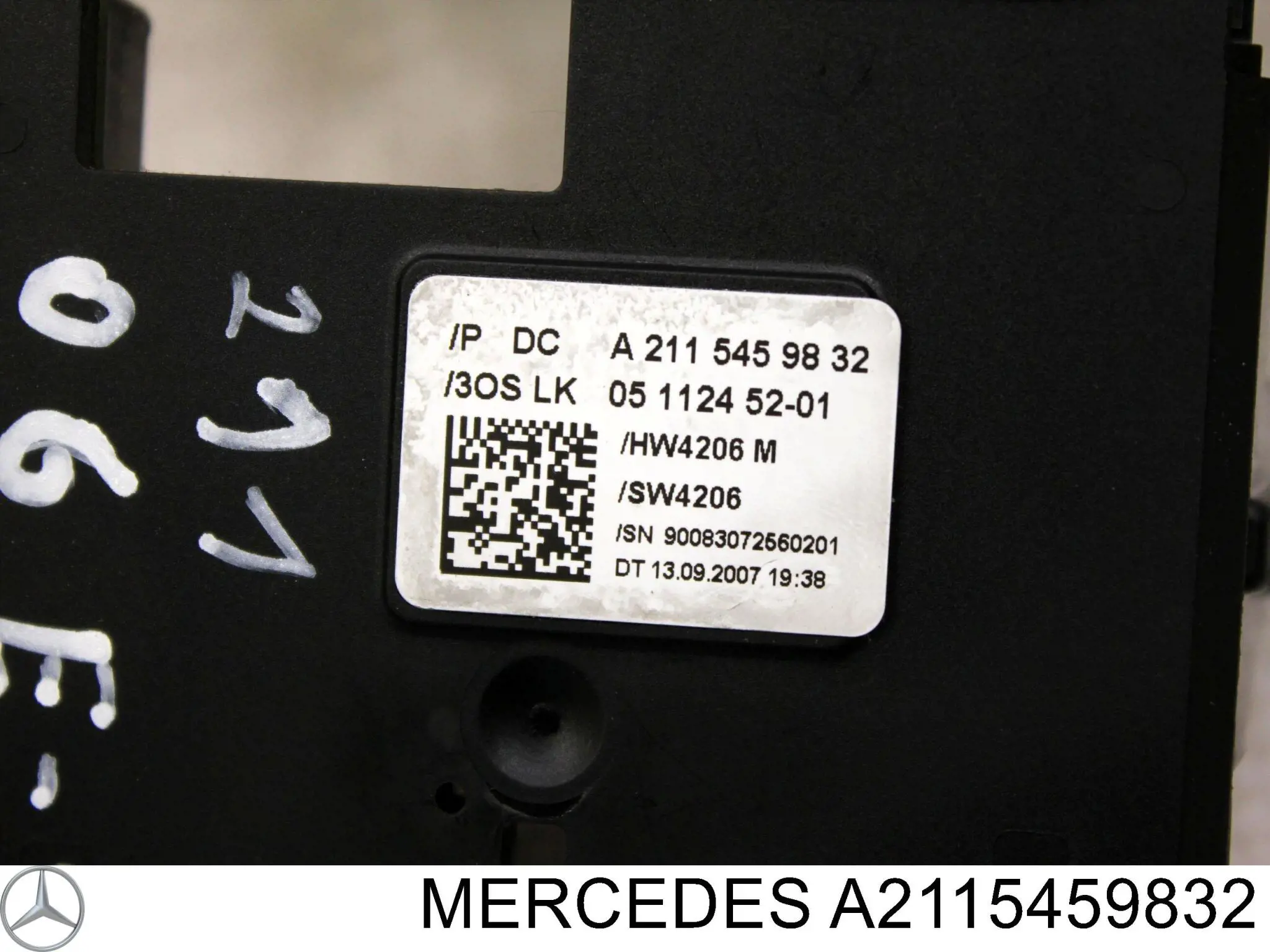 A2115459832 Mercedes sensor do ângulo de viragem do volante de direção