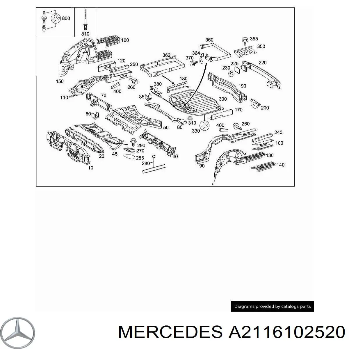 A2116102520 Mercedes 