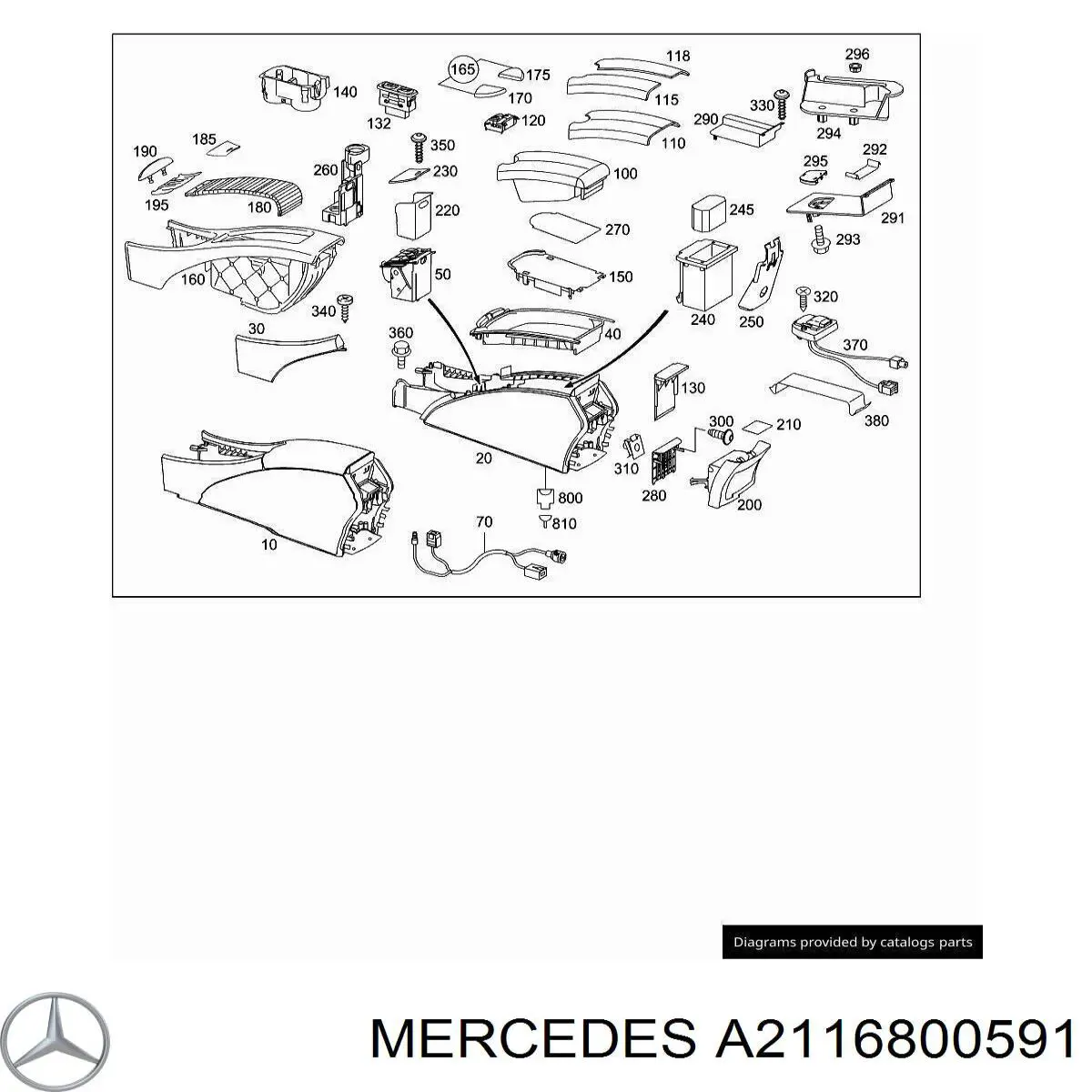  A2116800591 Mercedes