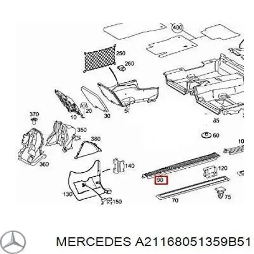 A21168051359B51 Mercedes 
