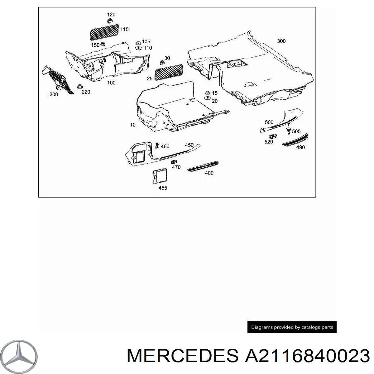Купить A21168400239051 Mercedes 