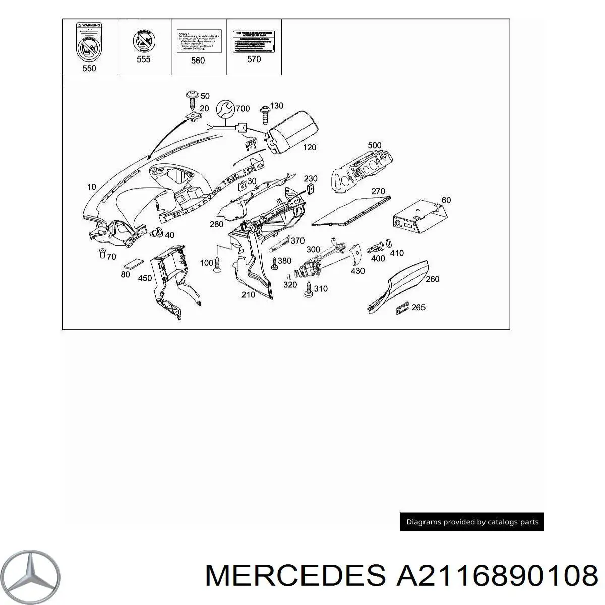 A2116890108 Mercedes 