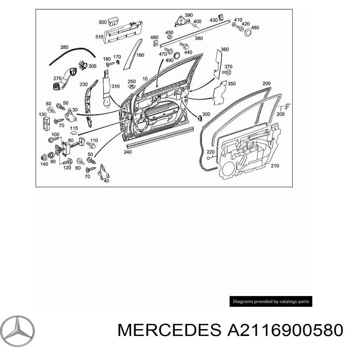 Купить A2116900580 Mercedes 