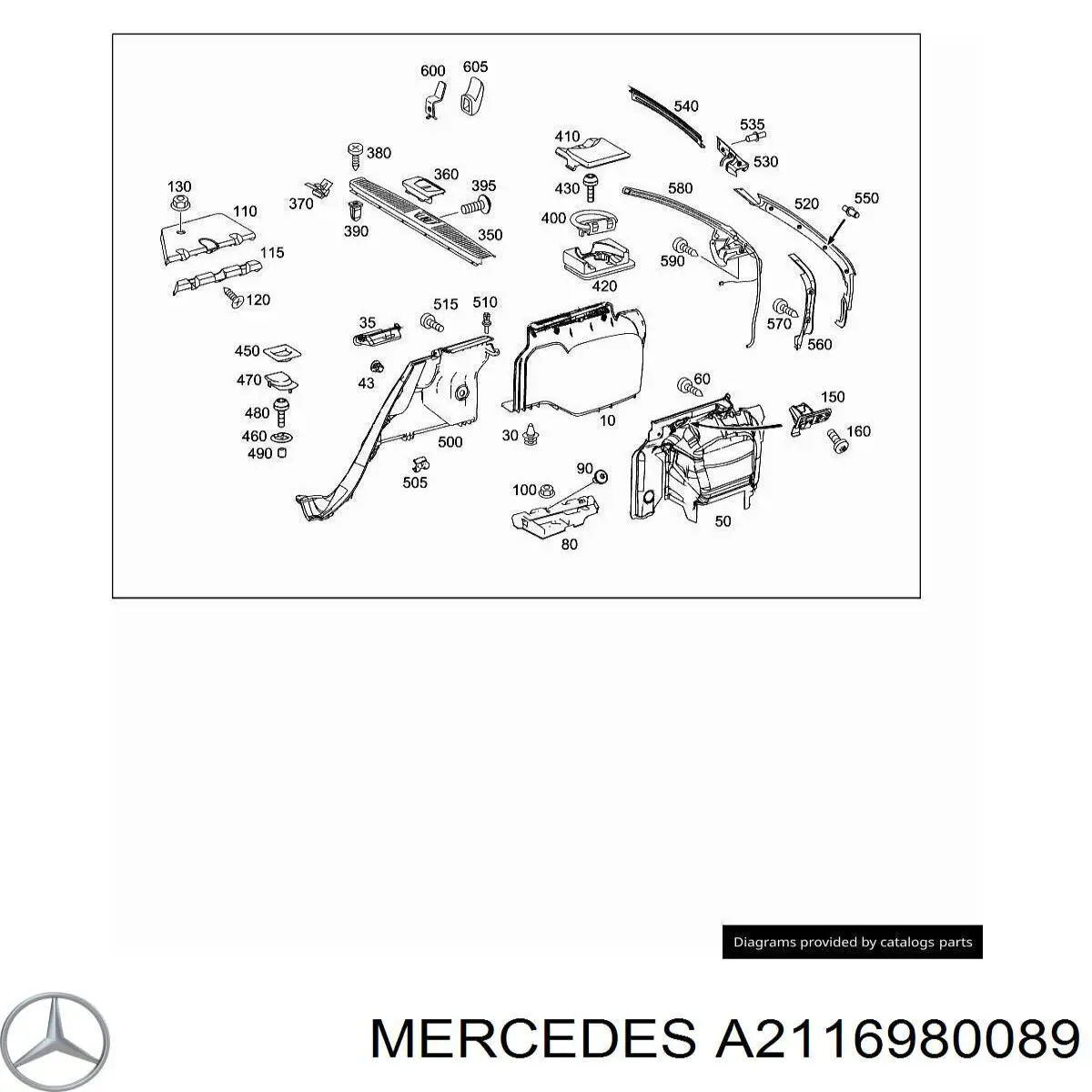 2116980089 Mercedes 