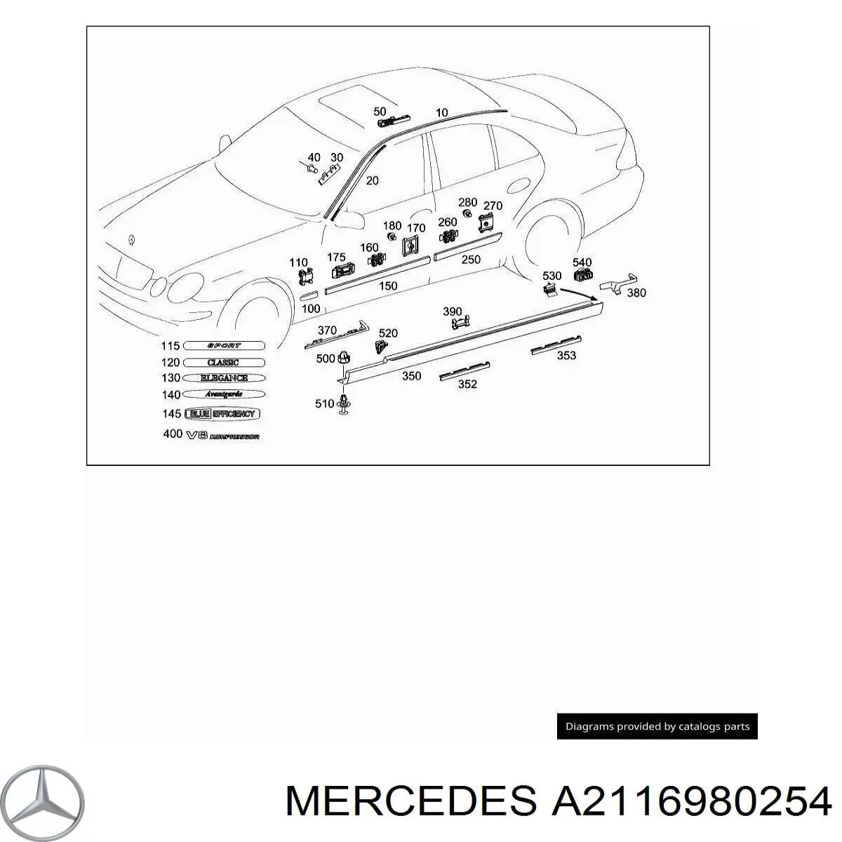 2116980254 Mercedes 