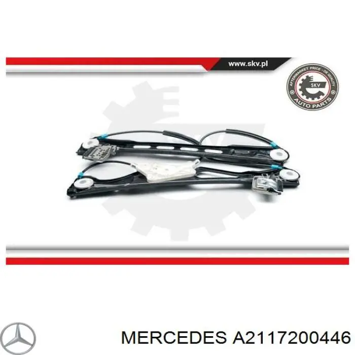 A2117200446 Mercedes механизм стеклоподъемника двери передней правой