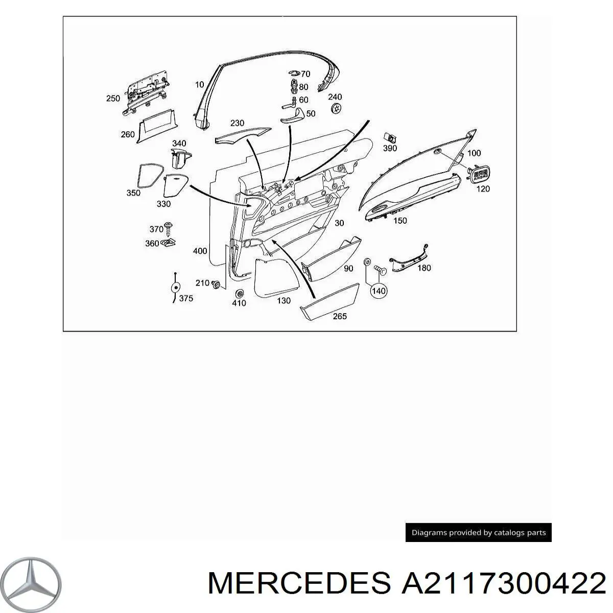 A2117300422 Mercedes 