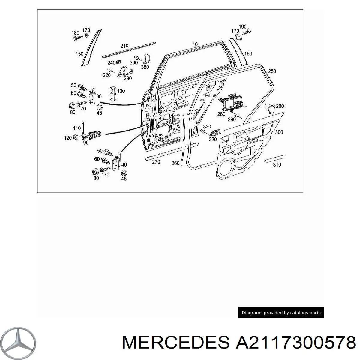  Mercedes A2117300578 цена, от 11.40 USD