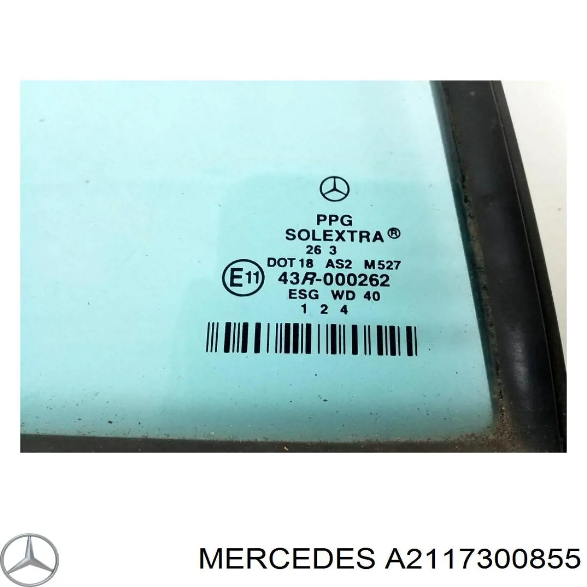 Стекло-форточка двери, задней, правой Mercedes A2117300855 цена, от 184.22 USD