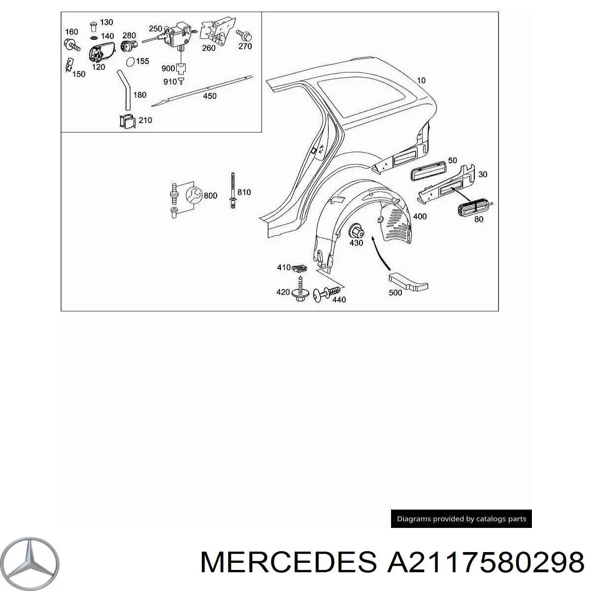  Mercedes A2117580298 цена, от 2.65 USD
