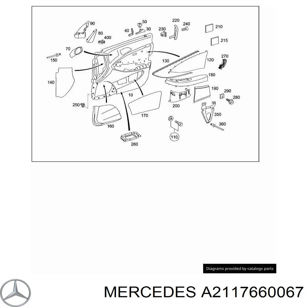 A2117660067 Mercedes 