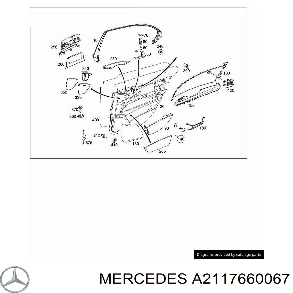  Mercedes A2117660067 цена, от 1.27 USD