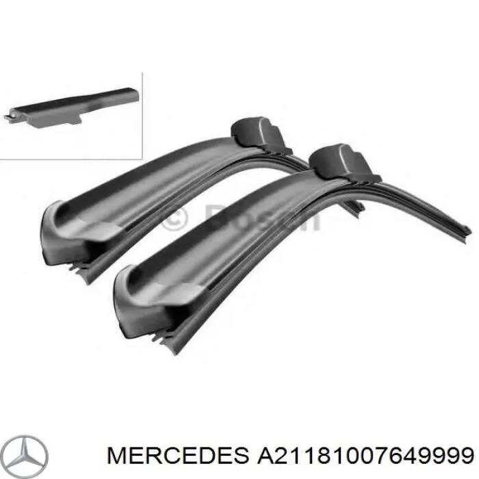 Накладка (крышка) зеркала заднего вида левая A2118100764 Mercedes
