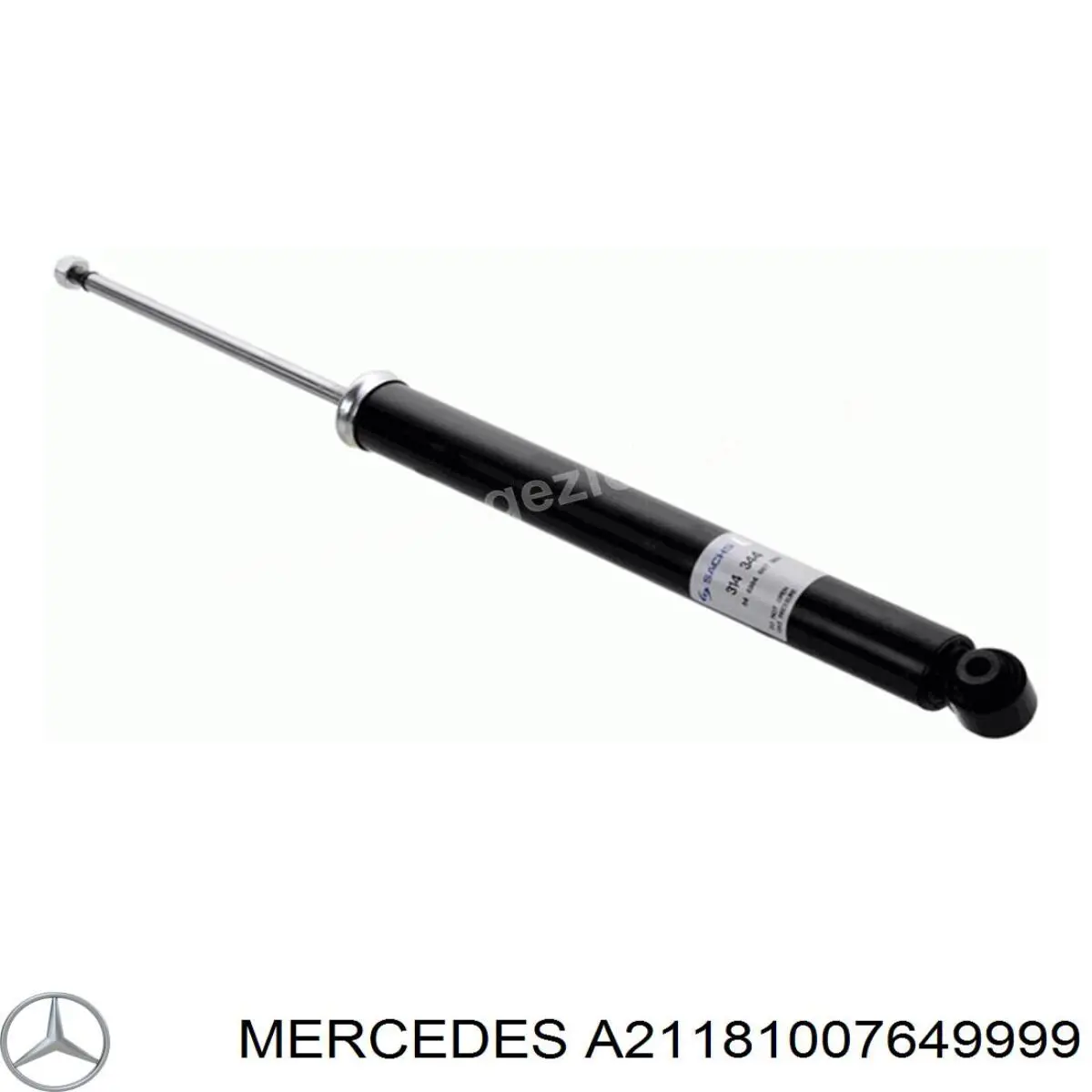 A2118100764 Mercedes Накладка зеркала заднего вида, левая