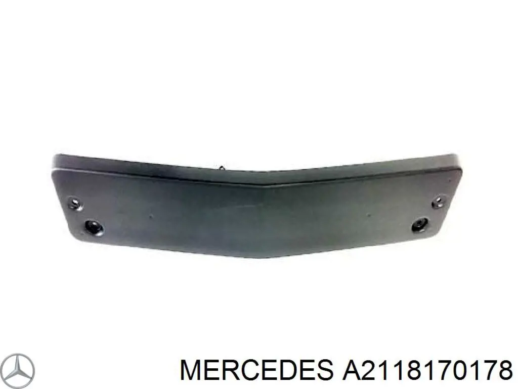 A2118170178 Mercedes панель крепления номерного знака переднего