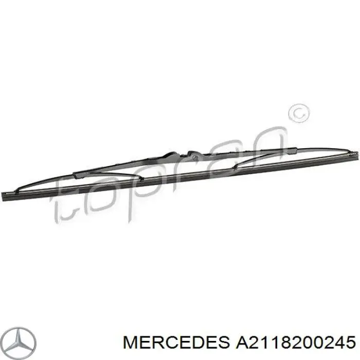 A2118200245 Mercedes limpa-pára-brisas de vidro traseiro
