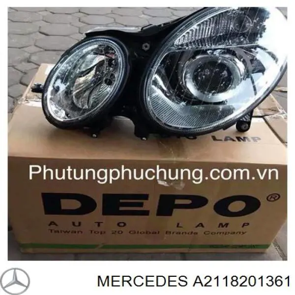 A2118201361 Mercedes luz esquerda