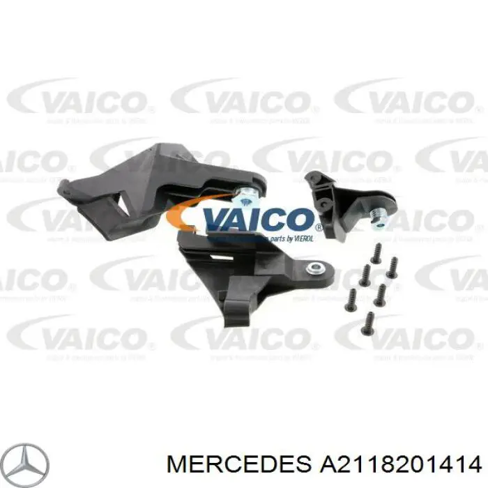 Consola (adaptador) de fixação da luz dianteira direita para Mercedes E (W211)