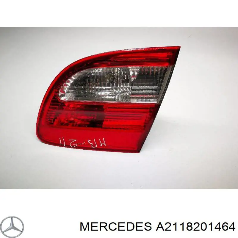 A2118201464 Mercedes lanterna traseira direita interna