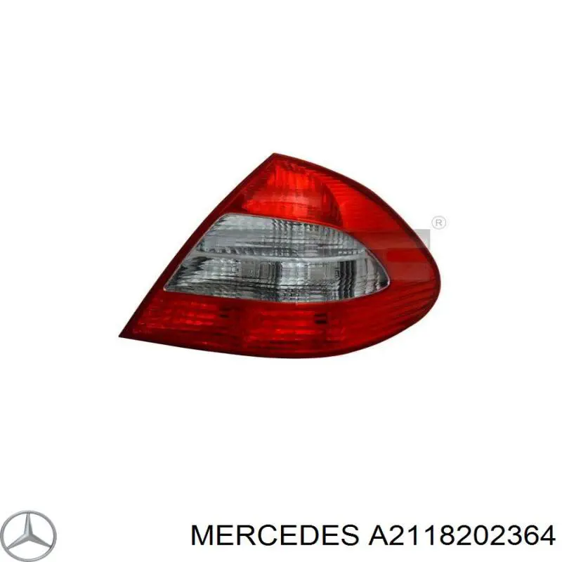 A2118202364 Mercedes фонарь задний левый внешний