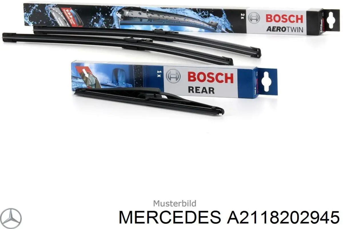 A2118202945 Mercedes щетка-дворник лобового стекла, комплект из 2 шт.