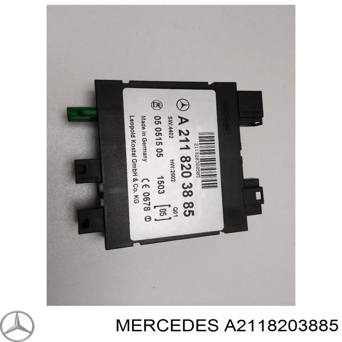 Módulo de direção (Centralina eletrônica) de abertura de tampa de porta-malas (de 3ª/5ª porta traseira) para Mercedes CLS (C219)