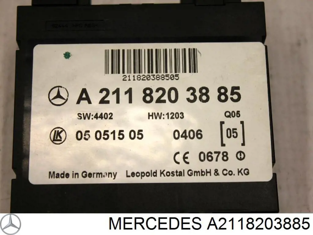Купить 2118203885 Mercedes Модуль управления (ЭБУ) открытия крышки багажника (двери 3/5-й задней)