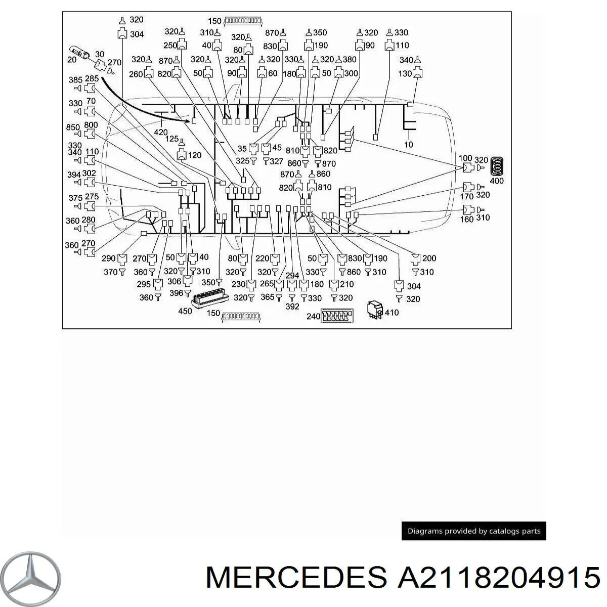  A2118204915 Mercedes