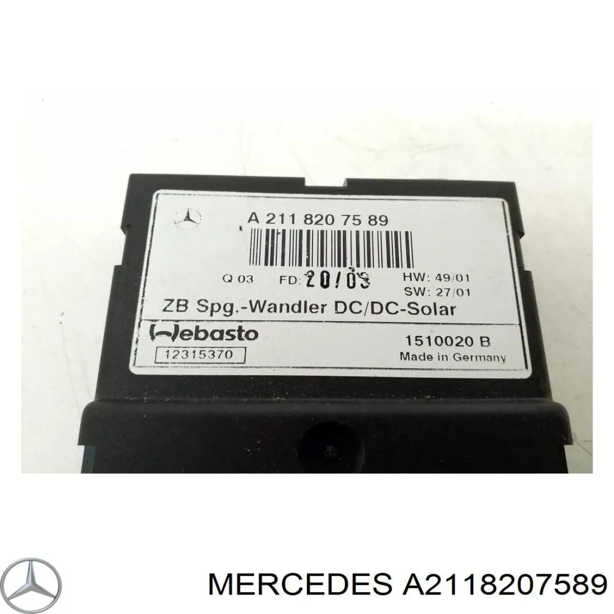  A2118207589 Mercedes