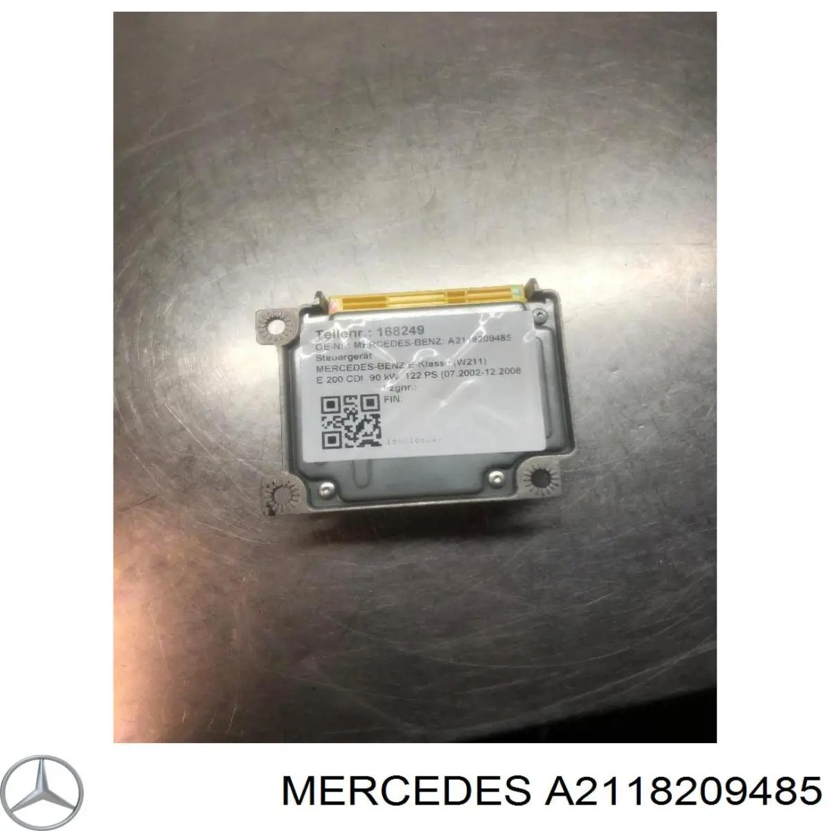 A2118209485 Mercedes модуль-процессор управления подушкой безопасности (эбу airbag)