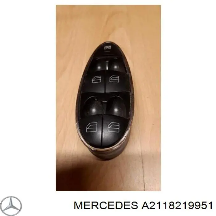 A2118219951 Mercedes кнопочный блок управления стеклоподъемником передний левый