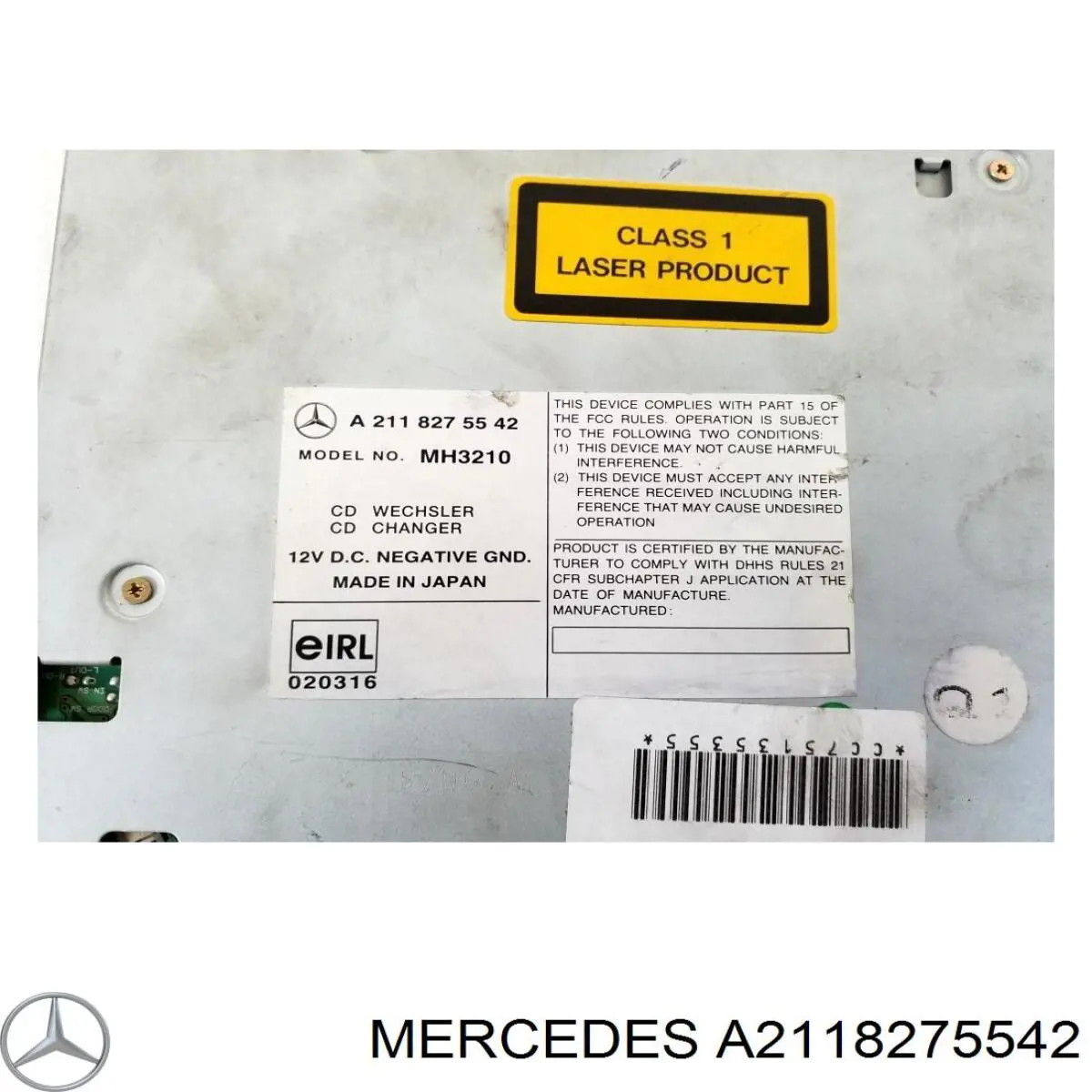 Магнитола (радио AM/FM) Mercedes A211870539080 цена, от 12.70 USD