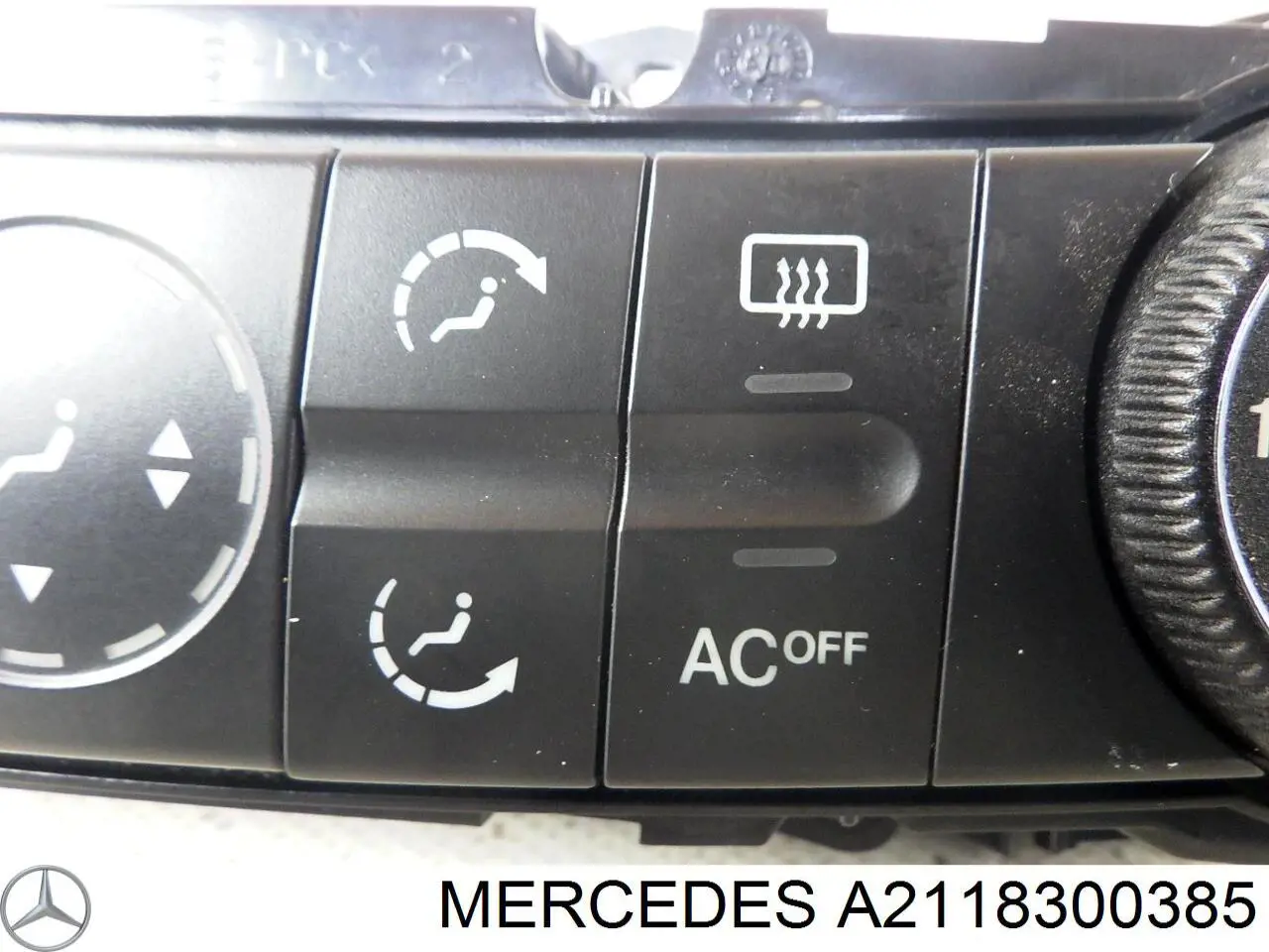  Unidade de controlo dos modos de aquecimento/condicionamento Mercedes E sedan (W211) (2002 - 2008) 