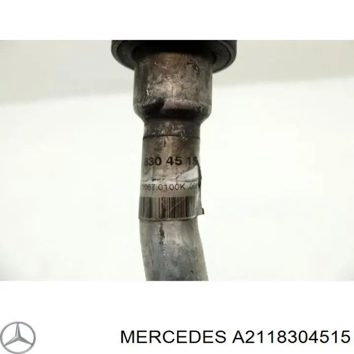 Шланг кондиционера, от испарителя к компрессору 2118304515 Mercedes