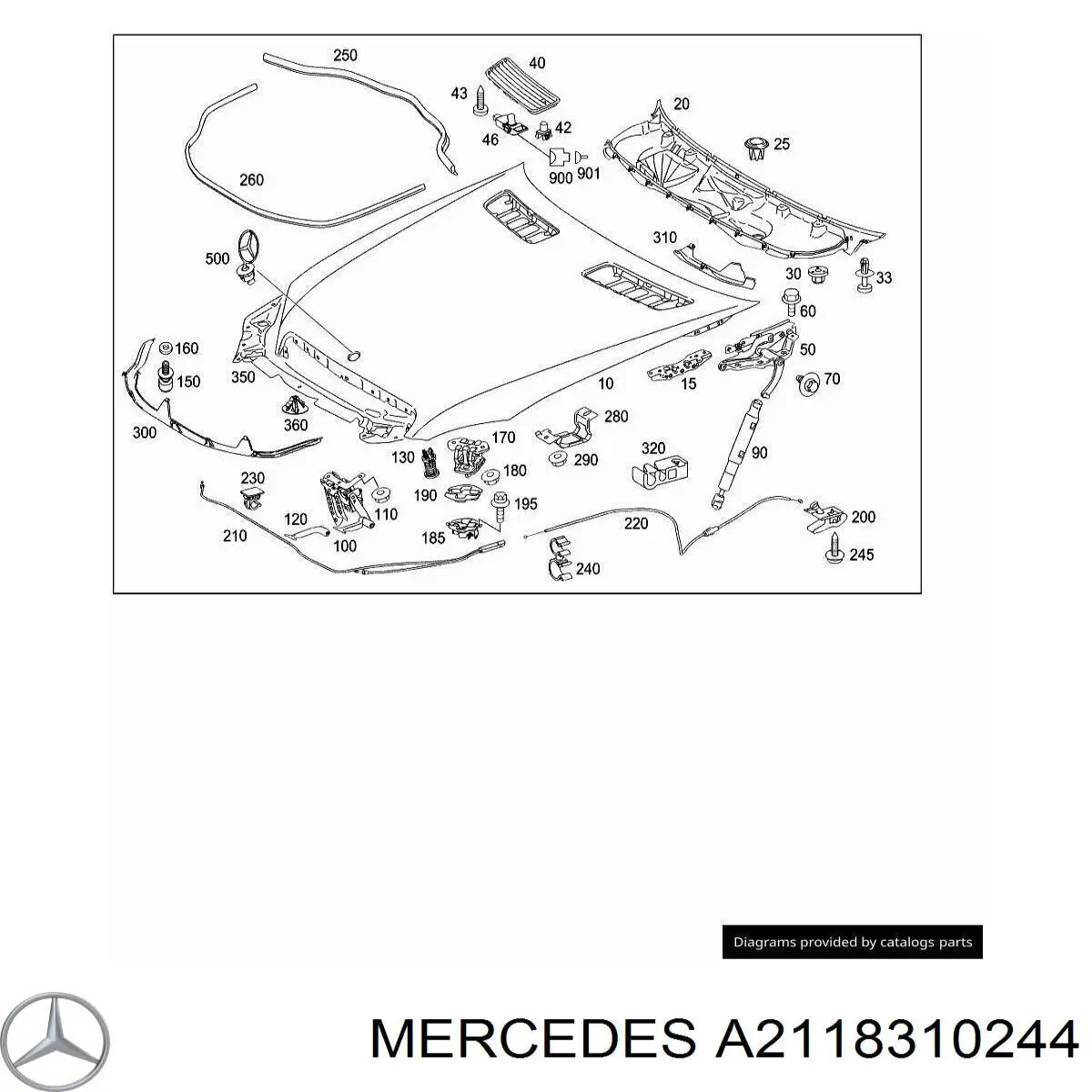  A2118310244 Mercedes