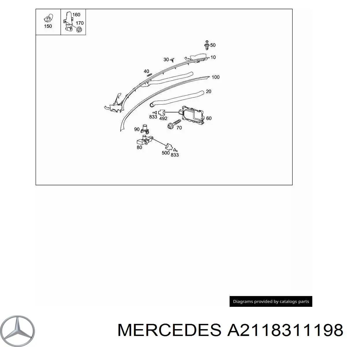 A2118311198 Mercedes 