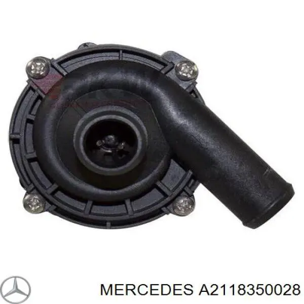 A2118350028 Mercedes bomba de água (bomba de esfriamento, adicional elétrica)