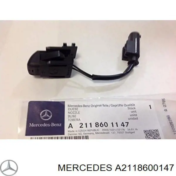 Форсунки стеклоомывателя Mercedes A2118600147 цена, от 7.60 USD