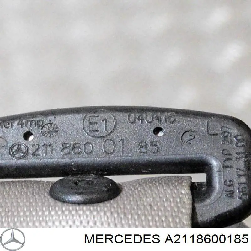 Ремень безопасности передний левый Mercedes A2118600185 цена, от 16.93 USD