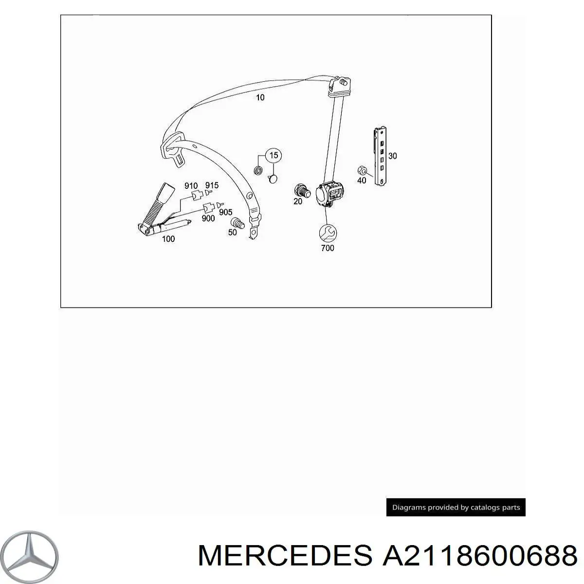  Mercedes A2118600688 цена, от 6.33 USD