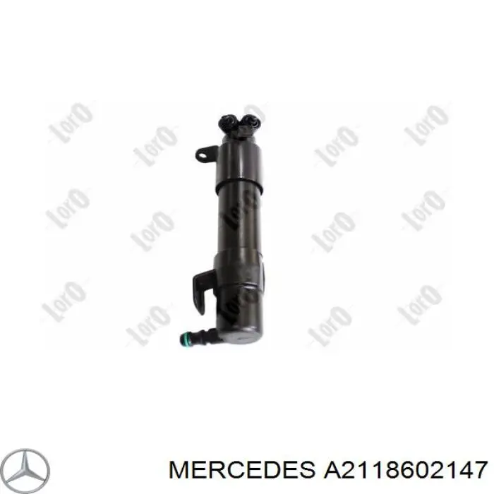 Suporte do injetor de fluido para lavador das luzes (cilindro de elevação) para Mercedes E (W211)