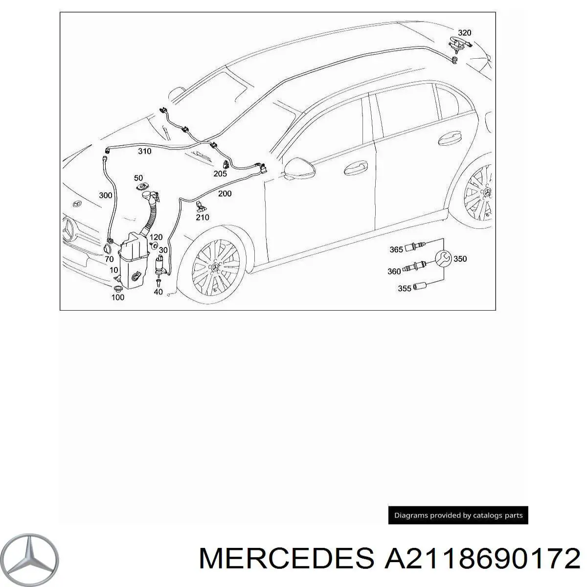  Mercedes A2118690172 цена, от 7.99 USD