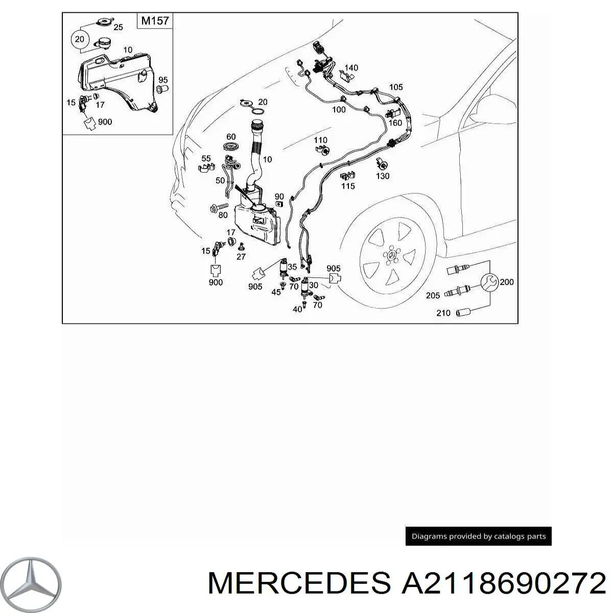  Mercedes A2118690272 цена, от 3.32 USD