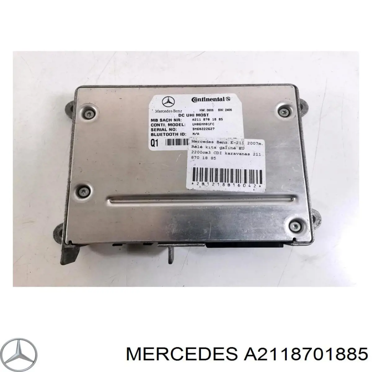 Блок управление Bluetooth Mercedes A2118701885 цена, от 6.63 USD