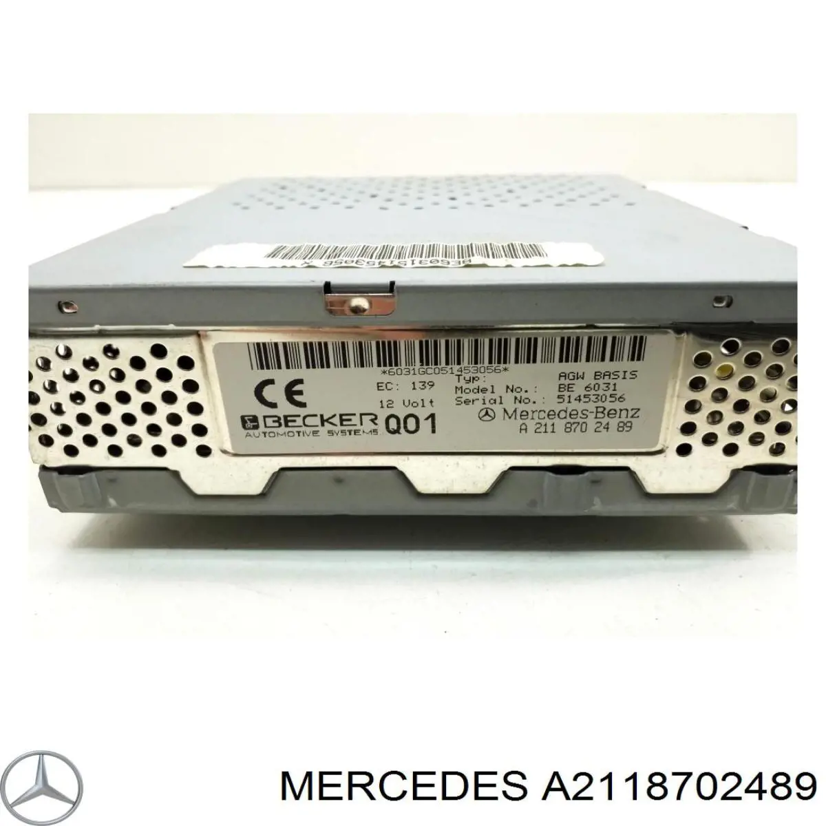 Купить A2118702489 Mercedes Усилитель звука аудиосистемы