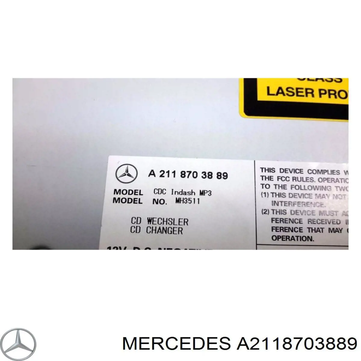 A2118703889 Mercedes магнитола (радио am/fm)