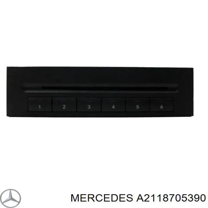 Магнитола (радио AM/FM) Mercedes A2118705390