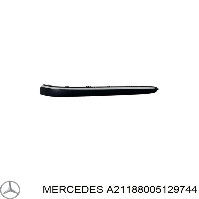 Молдинг бампера переднего левый PBZ99029MCL Signeda