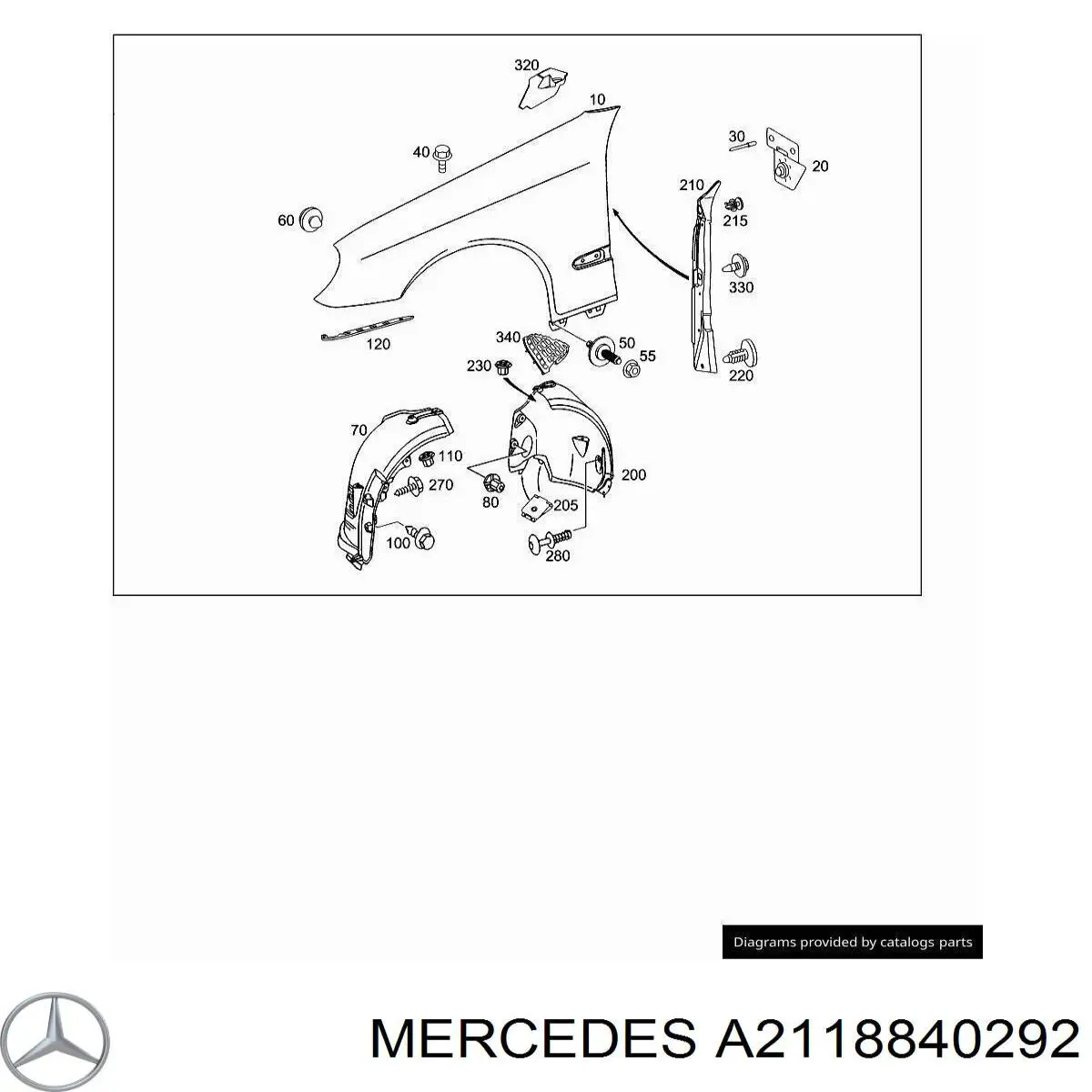 A2118840292 Mercedes 