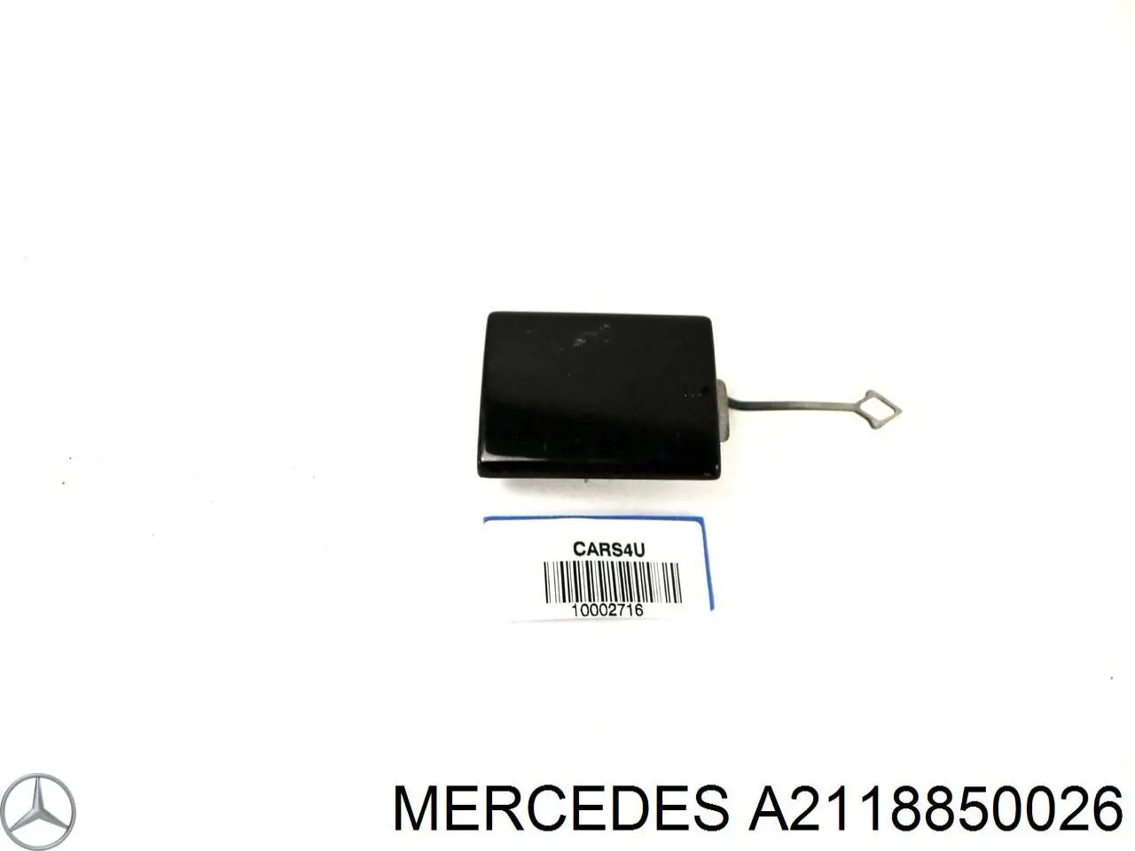 Заглушка бампера буксировочного крюка на Mercedes E (W211)